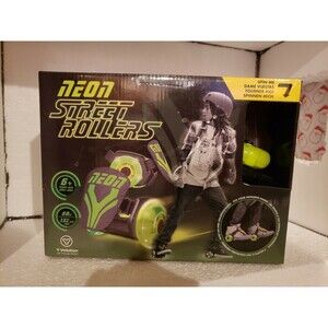NEON STREET ROLLERS Adjust Strap In & Go. NIB Green